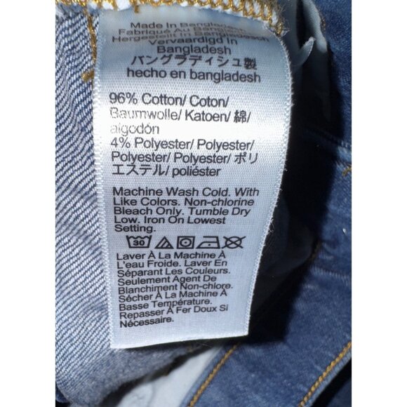 J.Crew Wide-Leg Denim Jeans Size 30 Blue Classic Preppy Pants Casual Dressy Y2K - Picture 4 of 9